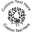 XMASWREATH-1 Embossing Seal. Choose your mount and view your custom text in a live preview. Find all your custom embossing needs at xstampers.com