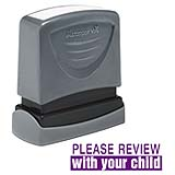 "Please Review with your child"