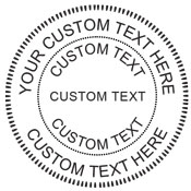 Custom Corporate Seal. Choose from 6 different seal types with multiple finishes. Add your company name to customize this product. Xstampers.com