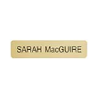 Designer Name Plate Only 2" X 8" and allows you to replace a nameplate with ease and comes in a wide variety of colors and is available from Xstampers.com