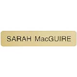 Designer Name Plate Only 2” x 10”  is convenient when you need to replace a nameplate and has a wide selection of colors, available at Xstampers.com
