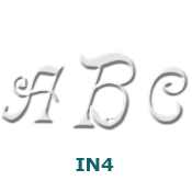 Initials Embossing Seal  <br> Crayonet Font