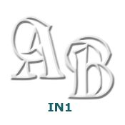 Initials Embossing Seal  <br> Raphael Font 