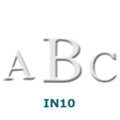 INS-TIMES - Initials Embossing Seal  
 Times Roman Font