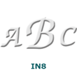 INS-ZAPH - Initials Embossing Seal  
 Zaph Font
