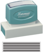 This Jumbo Stock Stamp delivers a crisp and clear impression every time. It is clean and non messy, and satisfaction is guaranteed for this stamp. Its self-inked design is easy to refill and lasts 50,000 impressions.
