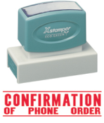 This Jumbo Stock Stamp delivers a crisp and clear impression every time. It is clean and non messy, and satisfaction is guaranteed for this stamp. Its self-inked design is easy to refill and lasts 50,000 impressions.