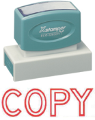 This Jumbo Stock Stamp delivers a crisp and clear impression every time. It is clean and non messy, and satisfaction is guaranteed for this stamp. Its self-inked design is easy to refill and lasts 50,000 impressions.