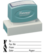 This Jumbo Stock Stamp delivers a crisp and clear impression every time. It is clean and non messy, and satisfaction is guaranteed for this stamp. Its self-inked design is easy to refill and lasts 50,000 impressions.
