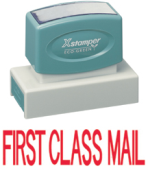 This Jumbo Stock Stamp delivers a crisp and clear impression every time. It is clean and non messy, and satisfaction is guaranteed for this stamp. Its self-inked design is easy to refill and lasts 50,000 impressions.