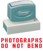 This Jumbo Stock Stamp delivers a crisp and clear impression every time. It is clean and non messy, and satisfaction is guaranteed for this stamp. Its self-inked design is easy to refill and lasts 50,000 impressions.