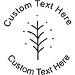 Leaf Embossing Seal. Choose your mount and view your custom text in a live preview. Find all your custom embossing needs at xstampers.com