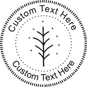 Leaf Embossing Seal. Choose your mount and view your custom text in a live preview. Find all your custom embossing needs at xstampers.com
