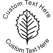 Leaf Embossing Seal. Choose your mount and view your custom text in a live preview. Find all your custom embossing needs at xstampers.com