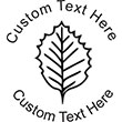 Leaf Embossing Seal. Choose your mount and view your custom text in a live preview. Find all your custom embossing needs at xstampers.com