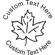Leaf Embossing Seal. Choose your mount and view your custom text in a live preview. Find all your custom embossing needs at xstampers.com
