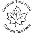 Leaf Embossing Seal. Choose your mount and view your custom text in a live preview. Find all your custom embossing needs at xstampers.com