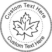 Leaf Embossing Seal. Choose your mount and view your custom text in a live preview. Find all your custom embossing needs at xstampers.com