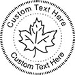 Leaf Embossing Seal. Choose your mount and view your custom text in a live preview. Find all your custom embossing needs at xstampers.com