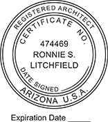 The Arizona Multiplae Discipline X Stamper is a customized pre-inked rubber stamp. Pre-inked stamps are made from a special gel material that automatically releases ink to the surface, like water from a sponge.