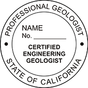 Select your Professional Seal Designation and then select the embossing seal. Professional, Seal, Embosser, Desk Seal.
