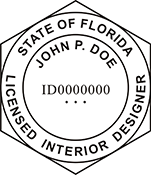 Select your Professional Seal Designation and then select the embossing seal. Professional, Seal, Embosser, Desk Seal.