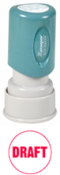 This round Stock Stamp delivers a perfect impression every time while still maintaining its authenticity. With a pre-ink of 50,000 impressions, this Stamp is sure to fulfill every need while the no mess retractable stamping surface keeps desks clean.