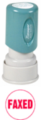 This round Stock Stamp delivers a perfect impression every time while still maintaining its authenticity. With a pre-ink of 50,000 impressions, this Stamp is sure to fulfill every need while the no mess retractable stamping surface keeps desks clean.