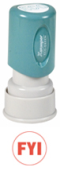 This round Stock Stamp delivers a perfect impression every time while still maintaining its authenticity. With a pre-ink of 50,000 impressions, this Stamp is sure to fulfill every need while the no mess retractable stamping surface keeps desks clean.