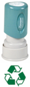 This round Stock Stamp delivers a perfect impression every time while still maintaining its authenticity. With a pre-ink of 50,000 impressions, this Stamp is sure to fulfill every need while the no mess retractable stamping surface keeps desks clean.