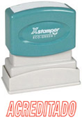 This Spanish language Stock Stamp delivers a crisp and clear impression every time. It is clean and non messy, and satisfaction is guaranteed for this stamp. Its self-inked design is easy to refill and lasts 50,000 impressions.