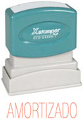 This Spanish language Stock Stamp delivers a crisp and clear impression every time. It is clean and non messy, and satisfaction is guaranteed for this stamp. Its self-inked design is easy to refill and lasts 50,000 impressions.