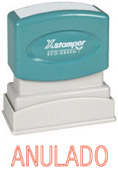 This Spanish language Stock Stamp delivers a crisp and clear impression every time. It is clean and non messy, and satisfaction is guaranteed for this stamp. Its self-inked design is easy to refill and lasts 50,000 impressions.