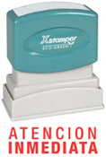 This Spanish language Stock Stamp delivers a crisp and clear impression every time. It is clean and non messy, and satisfaction is guaranteed for this stamp. Its self-inked design is easy to refill and lasts 50,000 impressions.