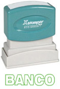 This Spanish language Stock Stamp delivers a crisp and clear impression every time. It is clean and non messy, and satisfaction is guaranteed for this stamp. Its self-inked design is easy to refill and lasts 50,000 impressions.