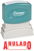 This Spanish language Stock Stamp delivers a crisp and clear impression every time. It is clean and non messy, and satisfaction is guaranteed for this stamp. Its self-inked design is easy to refill and lasts 50,000 impressions.