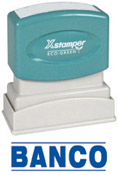 This Spanish language Stock Stamp delivers a crisp and clear impression every time. It is clean and non messy, and satisfaction is guaranteed for this stamp. Its self-inked design is easy to refill and lasts 50,000 impressions.
