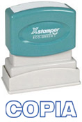 This Spanish language Stock Stamp delivers a crisp and clear impression every time. It is clean and non messy, and satisfaction is guaranteed for this stamp. Its self-inked design is easy to refill and lasts 50,000 impressions.