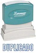 This Spanish language Stock Stamp delivers a crisp and clear impression every time. It is clean and non messy, and satisfaction is guaranteed for this stamp. Its self-inked design is easy to refill and lasts 50,000 impressions.
