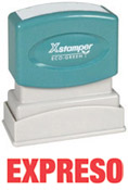 This Spanish language Stock Stamp delivers a crisp and clear impression every time. It is clean and non messy, and satisfaction is guaranteed for this stamp. Its self-inked design is easy to refill and lasts 50,000 impressions.