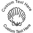 Seashell Embossing Seal. Choose your mount and view your custom text in a live preview. Find all your custom embossing needs at xstampers.com