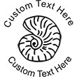 Seashell Embossing Seal. Choose your mount and view your custom text in a live preview. Find all your custom embossing needs at xstampers.com