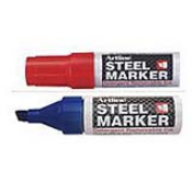 Fast& friendly service! specifically designed to work on metal surfaces. It is removable with alkali detergent (ph8-10) and will not smear on greasy steel surfaces