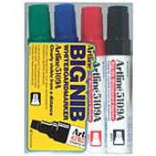 Big Nib Whiteboard Marker - 10.0mm Bullet Tip isclearly visible from a distance, consistent dense ink flow, for more visit Xstampers.com