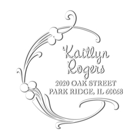 Monogram Embosser Style CE-10054 are used for creating a return address for your daily correspondence, visit Xstampers.com for more