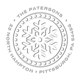 Monogram Embosser Style CE-10074 is used for creating a return address, visit Xstampers.com for more