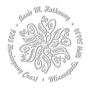 Brand your family name with a unique image on all stationary and correspondence using an Embossing Seal". Shiny "Square" Embossers are perfect for round, oval or square designs! And with magnetic dies, buy more than one design.