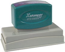 Fast & friendly service. Custom Pre ink Stamps are customized with your text, ink color and font style. Fast Shipping