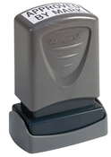 Fast & friendly service. Custom Pre ink Stamps are customized with your text, ink color and font style. Fast Shipping