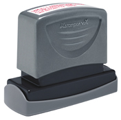Fast & friendly service. Custom Pre ink Stamps are customized with your text, ink color and font style. Fast Shipping